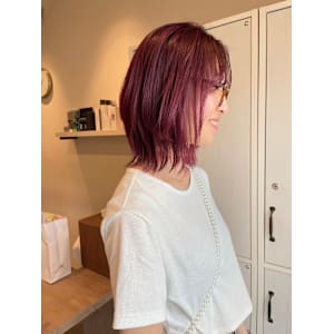 大人可愛いハイトーンカラー/チェリーピンク/レッドピンク