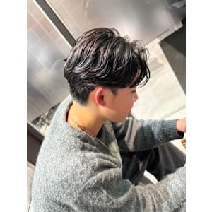 メンズヘア爽やかシークレットパーマ/ニュアンスパーマ