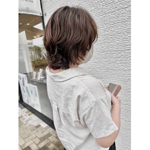 【ARCH 竹田】ボブウルフ　パーマ