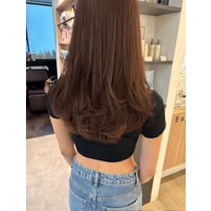 【担当きょうこ】大人可愛いふわっとレイヤー×オレンジブラウン