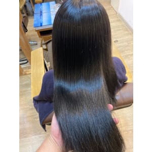 お客様髪質改善データ1284（ブルーブラック）