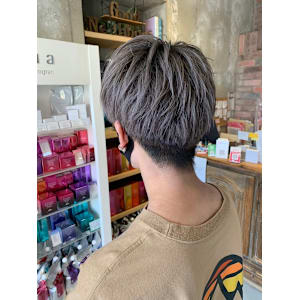 ハイトーンカラー/メンズヘア/アッシュカラー/ベージュカラー