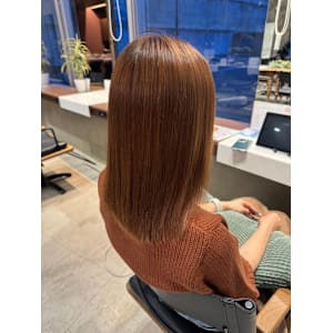 髪質改善/艶髪/デザインカラー/オレンジ/ニュアンスカラー