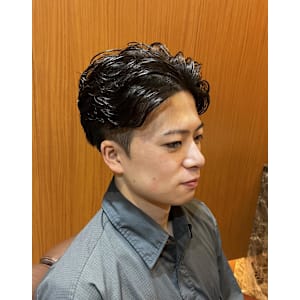 銀座　理容室　ビジネスマン　ナチュラルヘア