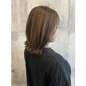 ブラウンベージュ/レイヤーミディ