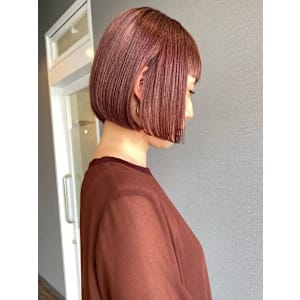 《kitin吉祥寺》ピンクラベンダー　ハイトーン　ボブ　