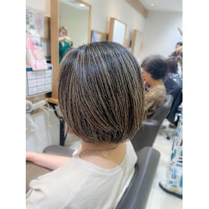 白髪ぼかし　セミディ　シアーカラー　【藤沢　藤沢駅】