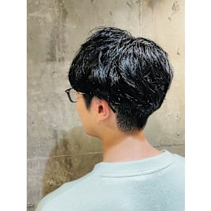 マッシュ×刈り上げ×黒髪 - MEN'S SALON SOLEIL by alfRed【メンズサロンソレイユ バイアルフレッド】掲載中