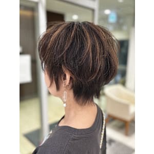 レイヤーショート×ハイライトカラー