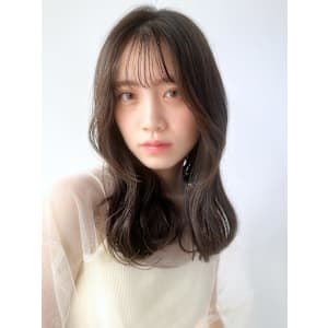 透明感アッシュミディ