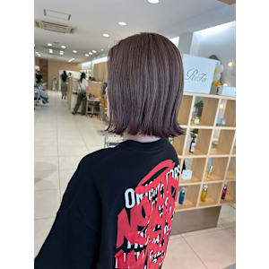 グレージュ×エンドカラー