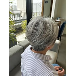 脱白髪染め/グレイヘア/50代/60代 - La Sente　Lycee terrace 甲子園口【ラシェンテ リセテラス】掲載中