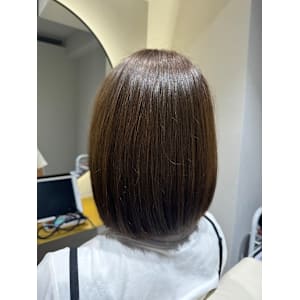 オリーブブラウン×ボブ 『銀座／個室』