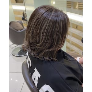 ナチュラルベージュハイライト