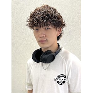 【平山明樹】波巻きパーマ／ウルフパーマ