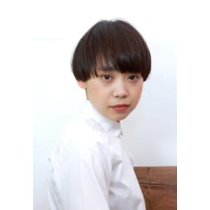 モード・個性的な大人マッシュメンズライクショート