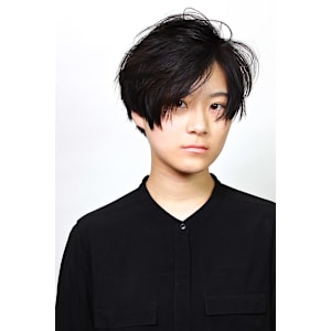 メンズライクショートハンサムショートヘア