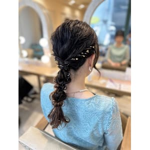 [aina]編み下ろし/ヘアセット