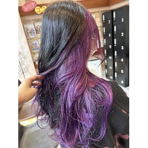 インナーカラーもするよ。