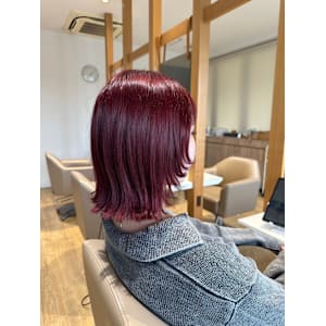 チェリーレッド×ミディアムレイヤー