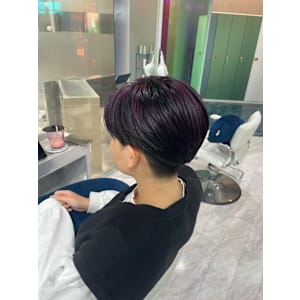 ナチュラルマッシュ×パープル