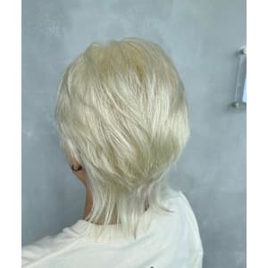 抜きっぱなしブリーチ/ホワイトブリーチ/ショートウルフ