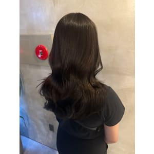 暗髪カラー アッシュカラー トレンドヘア ガーリーヘア 池袋