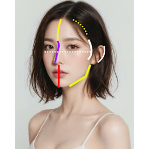 【骨格・輪郭改善カット】骨格や輪郭のコンプレックスや悩み等