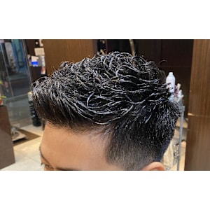 アイロンパーマ　ビジネススタイル