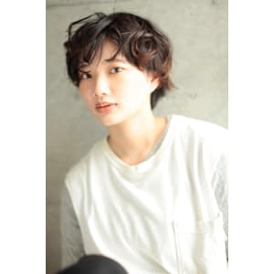 マッシュショート　パーマ　ハイライト　代官山　中目黒　恵比寿