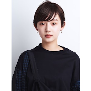 大人可愛いショート×オリーブカラー【池袋・池袋東口】