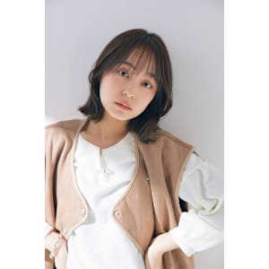 ナチュラル外はねボブ×透明感カラー【池袋・池袋東口】