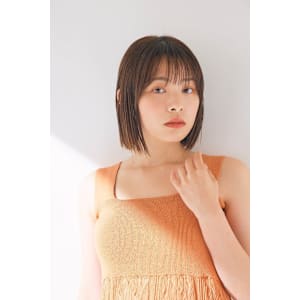 シースルーバング×切りっぱなしボブ【池袋・池袋東口】