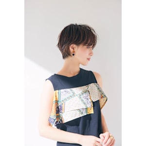 耳掛け×スッキリ襟足＝大人ショートボブ【池袋・池袋東口】