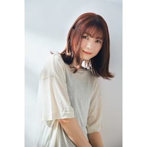 ナチュラルミディアム×暖色ツヤカラー【池袋・池袋東口】