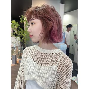 【ハクラ】ルーツカラー ピンクベージュ ピンク