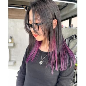 インナーカラー×バイオレット