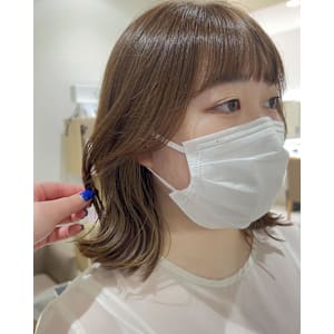 ベージュインナーカラー