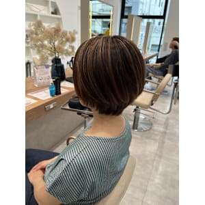 白髪ボカシ×ハイライト