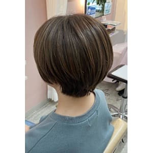 お手入れ簡単！丸みショート