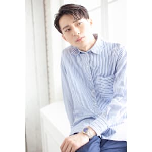 短髪/ツーブロック/アップバング/サイドパート