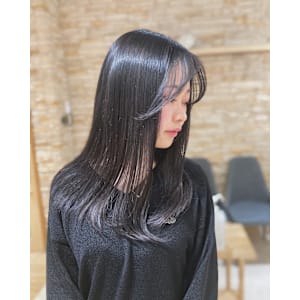 ツヤ感×ローレイヤー×暗髪