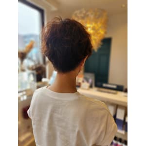 ショート×パーマ