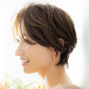 大人可愛いナチュラルショート