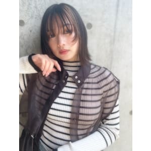 大人シースルーボブ☆