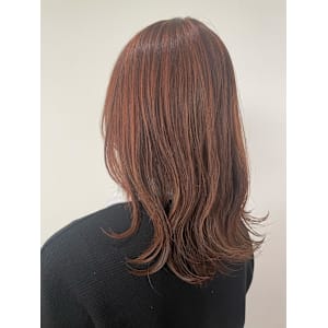 ミディアム/オレンジ/ハイライト