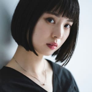 クールなワンレンボブ