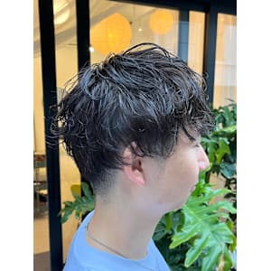 ナチュラルマッシュパーマショート