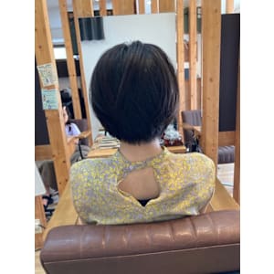 お客様髪質改善データ1294（縮毛矯正後のボブ）