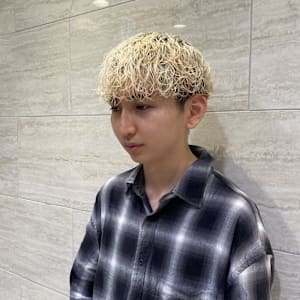 ハイトーン×波巻きパーマ/koudai